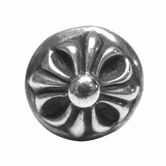 CHROME HEARTS クロムハーツ（原本有） STUD BALL クロス ボール スタッド ピアス シルバー系【中古】