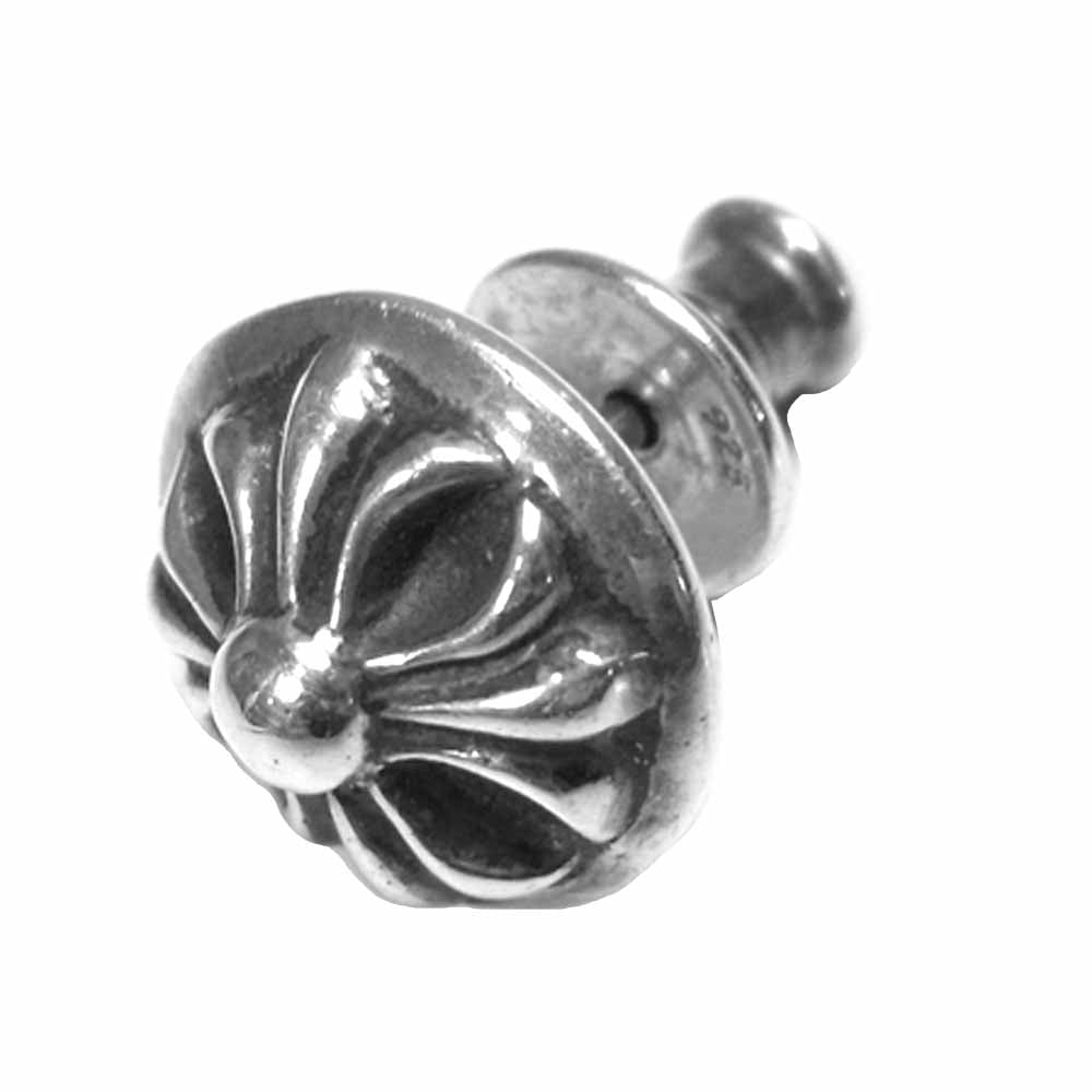 CHROME HEARTS クロムハーツ（原本有） STUD BALL クロス ボール スタッド ピアス シルバー系【中古】