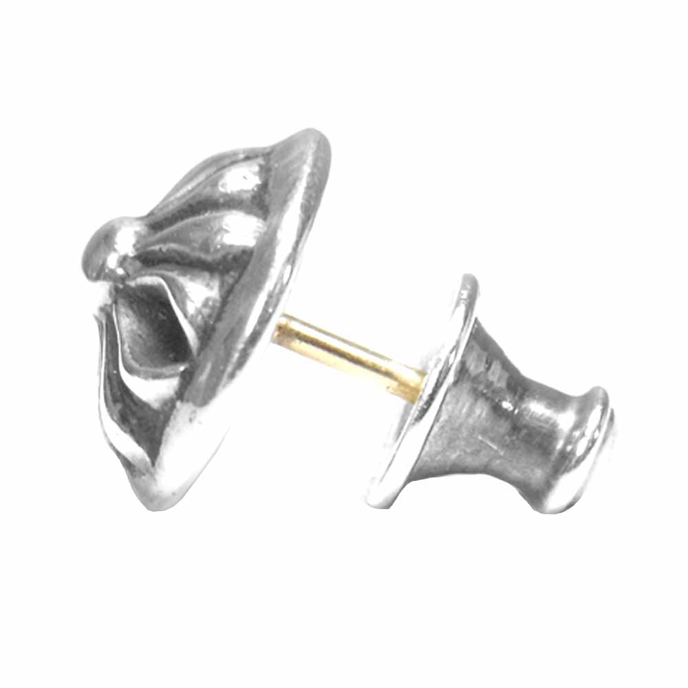 CHROME HEARTS クロムハーツ（原本有） STUD BALL クロス ボール スタッド ピアス シルバー系【中古】