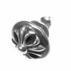 CHROME HEARTS クロムハーツ（原本有） STUD BALL クロス ボール スタッド ピアス シルバー系【中古】