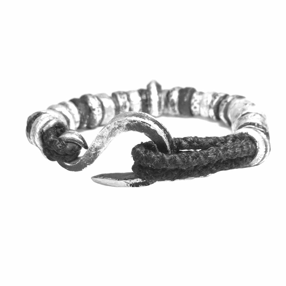 バックラッシュ J-474-26 JUNUEZONO ジュンウエゾノ Beads Brace 純銀 ビーズ ブレスレット シルバー系【美品】【中古】