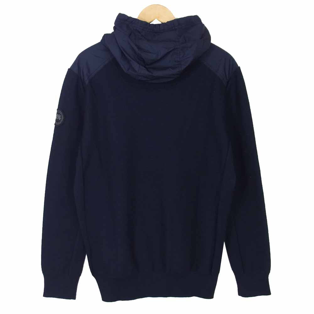 CANADA GOOSE カナダグース 6969M 国内正規品 ASHCROFT HOODY アシュクロフト フーディ ニット パーカ ネイビー系 L/G【新古品】【未使用】【中古】