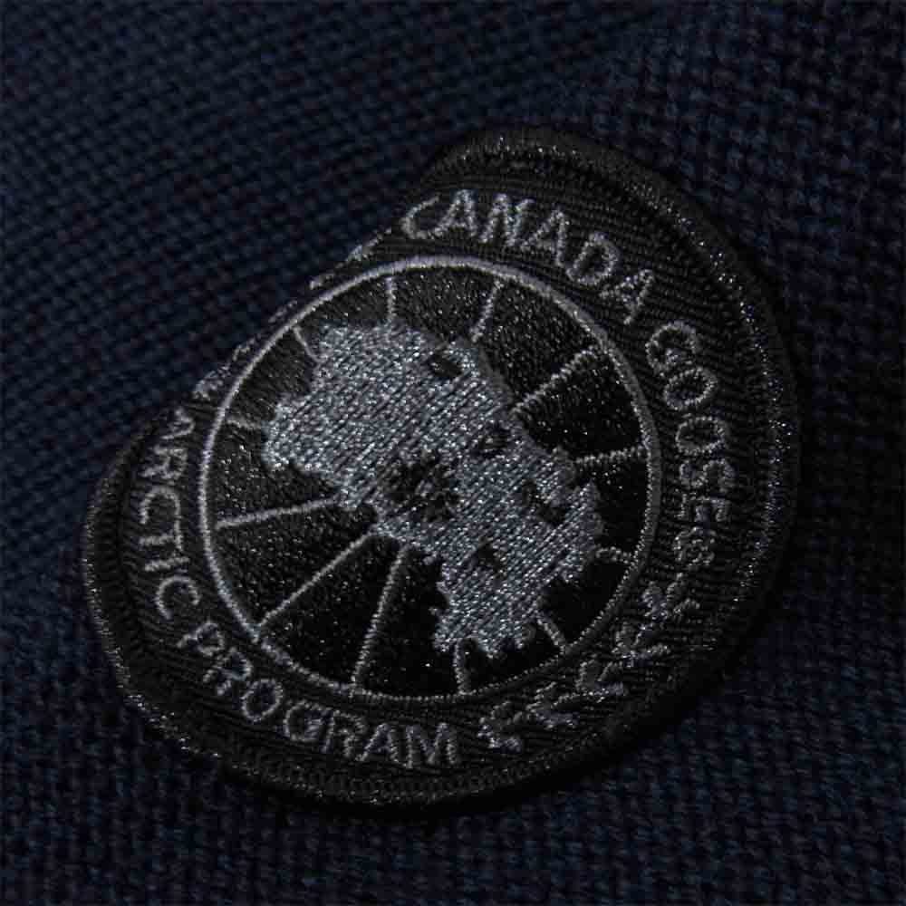 CANADA GOOSE カナダグース 6969M 国内正規品 ASHCROFT HOODY アシュクロフト フーディ ニット パーカ ネイビー系 L/G【新古品】【未使用】【中古】