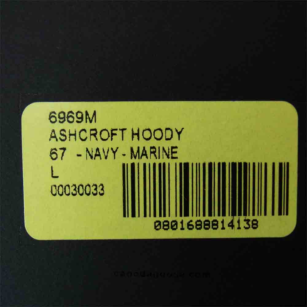 CANADA GOOSE カナダグース 6969M 国内正規品 ASHCROFT HOODY アシュクロフト フーディ ニット パーカ ネイビー系 L/G【新古品】【未使用】【中古】
