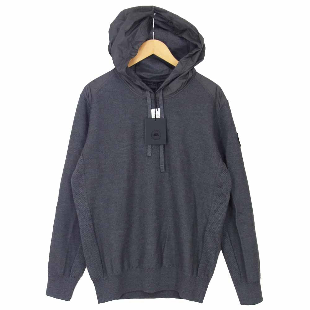 CANADA GOOSE カナダグース 6969M 国内正規品 ASHCROFT HOODY アシュクロフト フーディ ニット パーカ グレー系 L/G【新古品】【未使用】【中古】