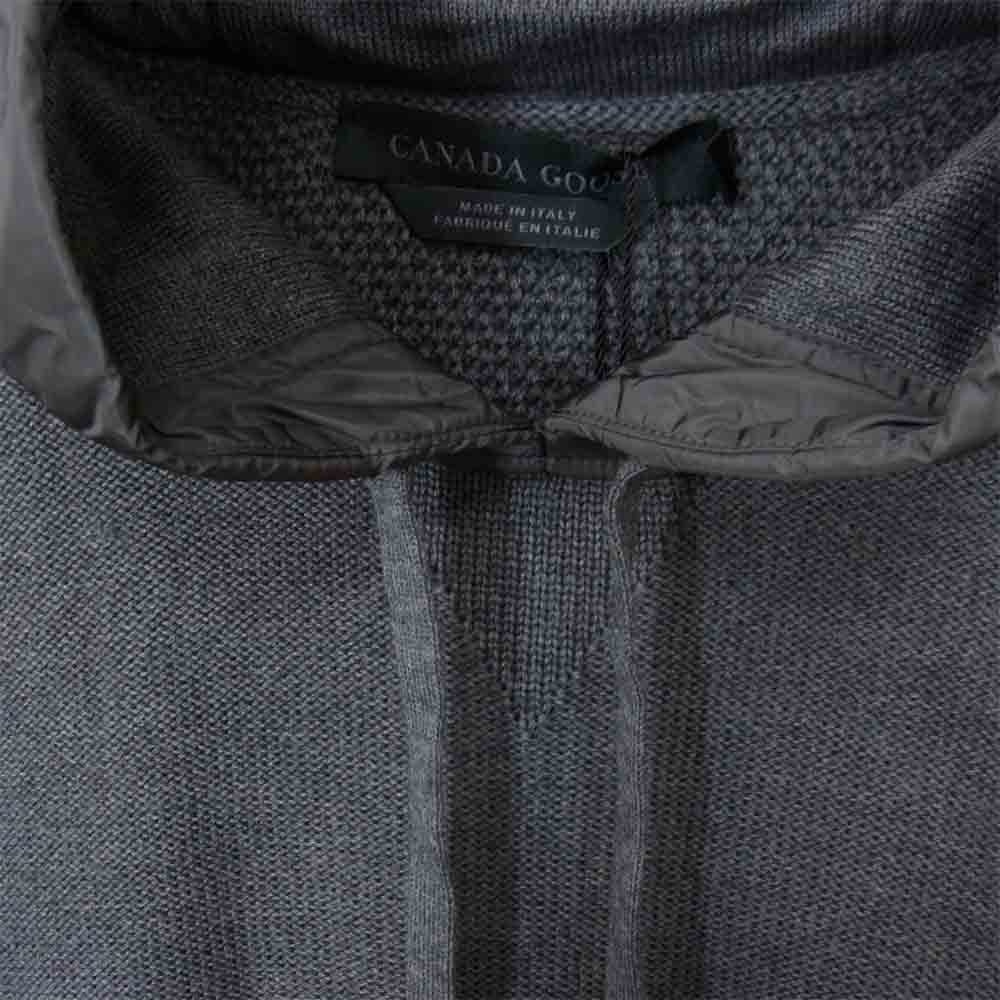 CANADA GOOSE カナダグース 6969M 国内正規品 ASHCROFT HOODY アシュクロフト フーディ ニット パーカ グレー系 L/G【新古品】【未使用】【中古】
