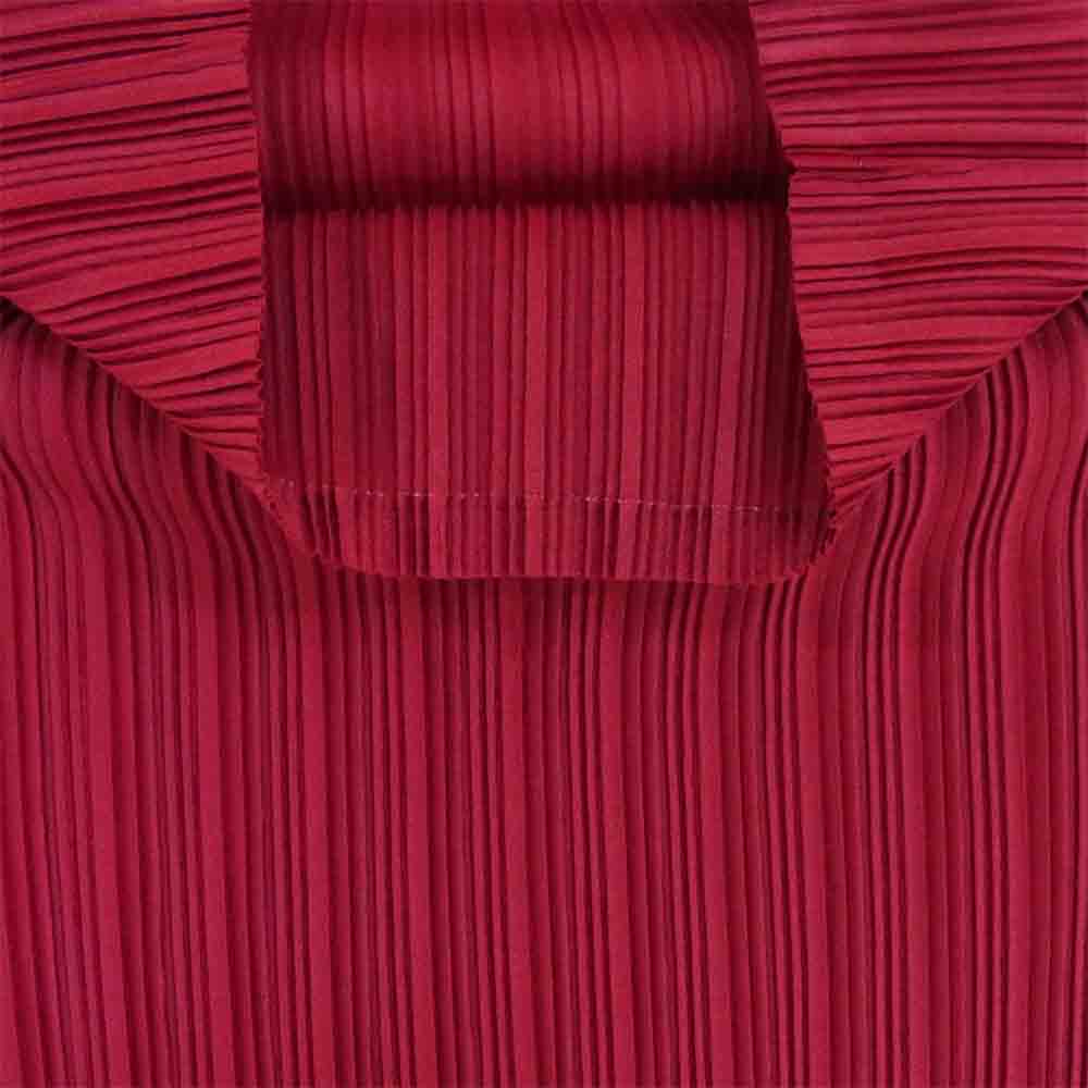 PLEATS PLEASE プリーツプリーズ ISSEY MIYAKE イッセイミヤケ ドルマンスリーブ ビックシルエット ワンピース ワインレッド系 3【中古】