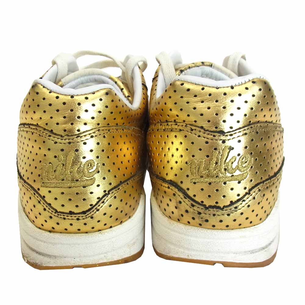NIKE ナイキ 318361-771 AIR MAX 1 PREMIUM QK OLYMPIC エアマックス ゴールド系 27.5cm【中古】
