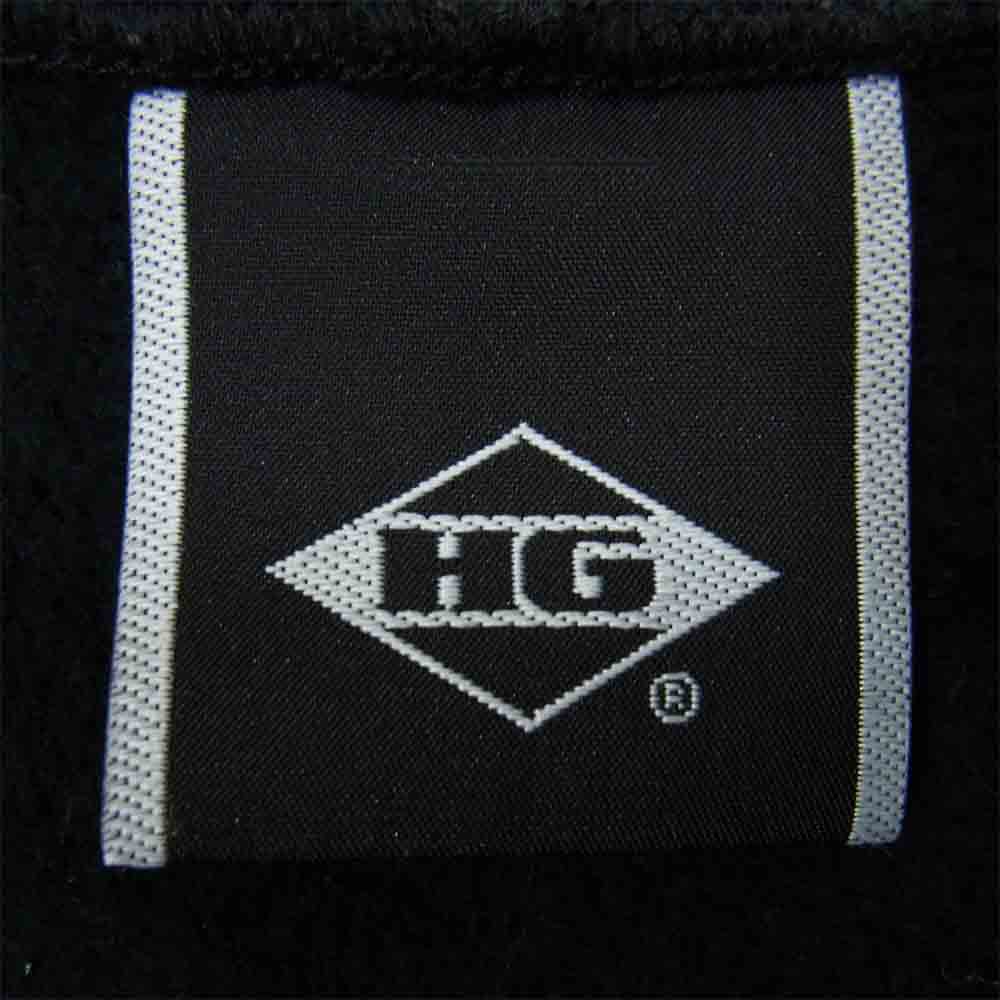 HYSTERIC GLAMOUR ヒステリックグラマー 4CF-0593 スカル 総柄 ジップ パーカー ブラック系 L【中古】