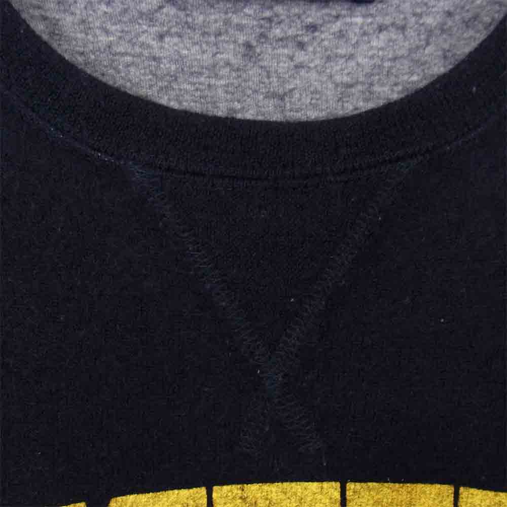 HYSTERIC GLAMOUR ヒステリックグラマー 0243CS05 前V カレッジ プリント スウェット ネイビー系 L【中古】