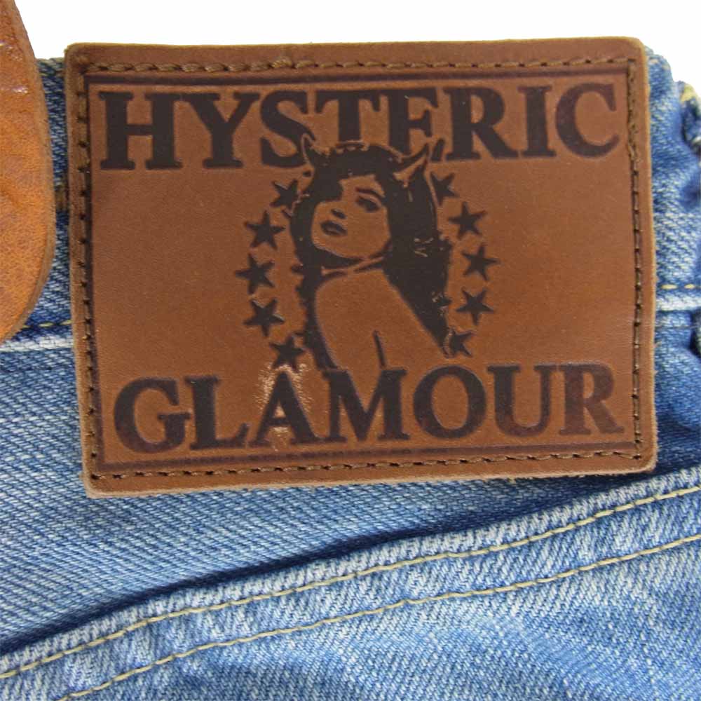 HYSTERIC GLAMOUR ヒステリックグラマー 01182QB09 DENIM REMAKE デニム リメイク トートバッグ インディゴブルー系【中古】
