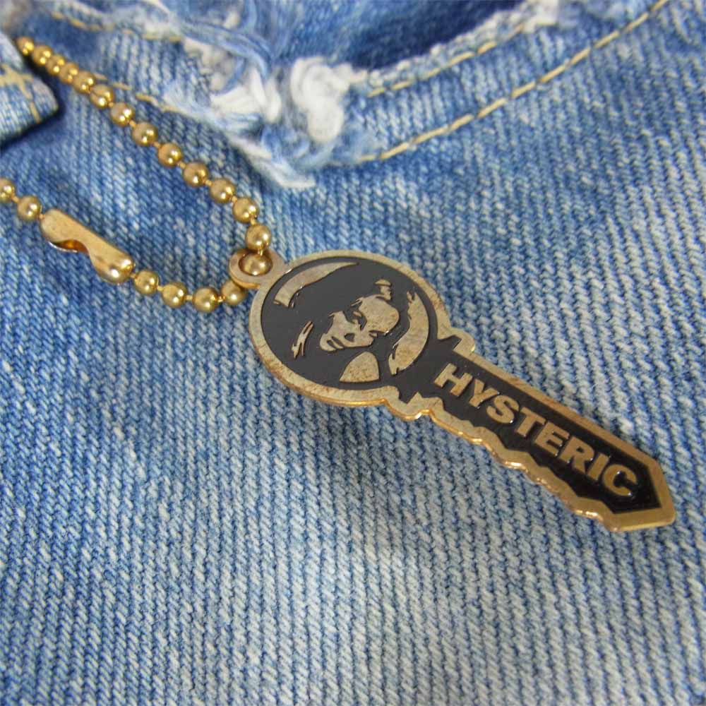 HYSTERIC GLAMOUR ヒステリックグラマー 01182QB09 DENIM REMAKE デニム リメイク トートバッグ インディゴブルー系【中古】