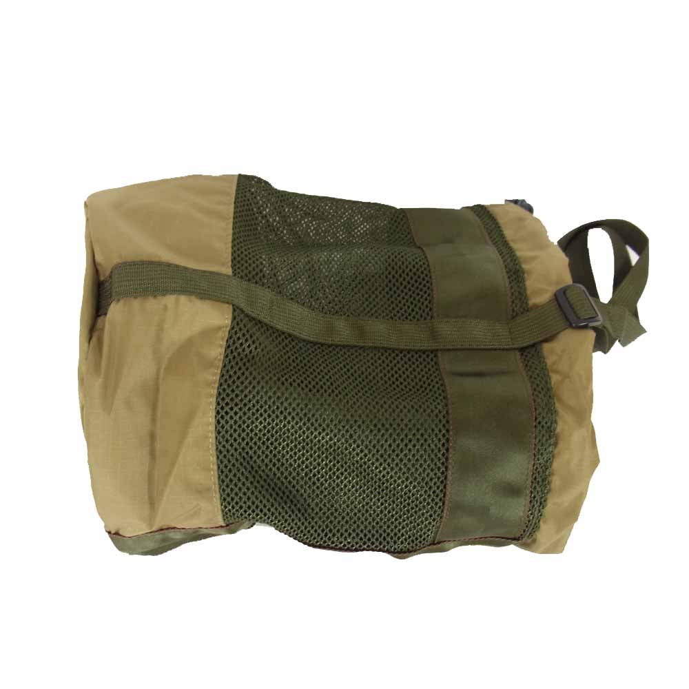 BRIEFING ブリーフィング BRW211L04 ナノユニバース nano universe 別注 MESH DRAWSTRING BAG メッシュ ドローストリング バッグ カーキ系【新古品】【未使用】【中古】