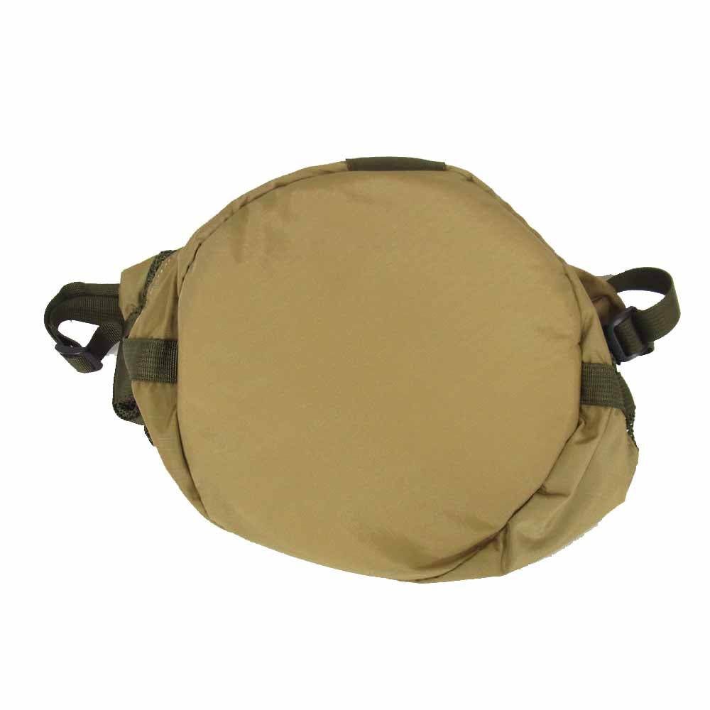BRIEFING ブリーフィング BRW211L04 ナノユニバース nano universe 別注 MESH DRAWSTRING BAG メッシュ ドローストリング バッグ カーキ系【新古品】【未使用】【中古】