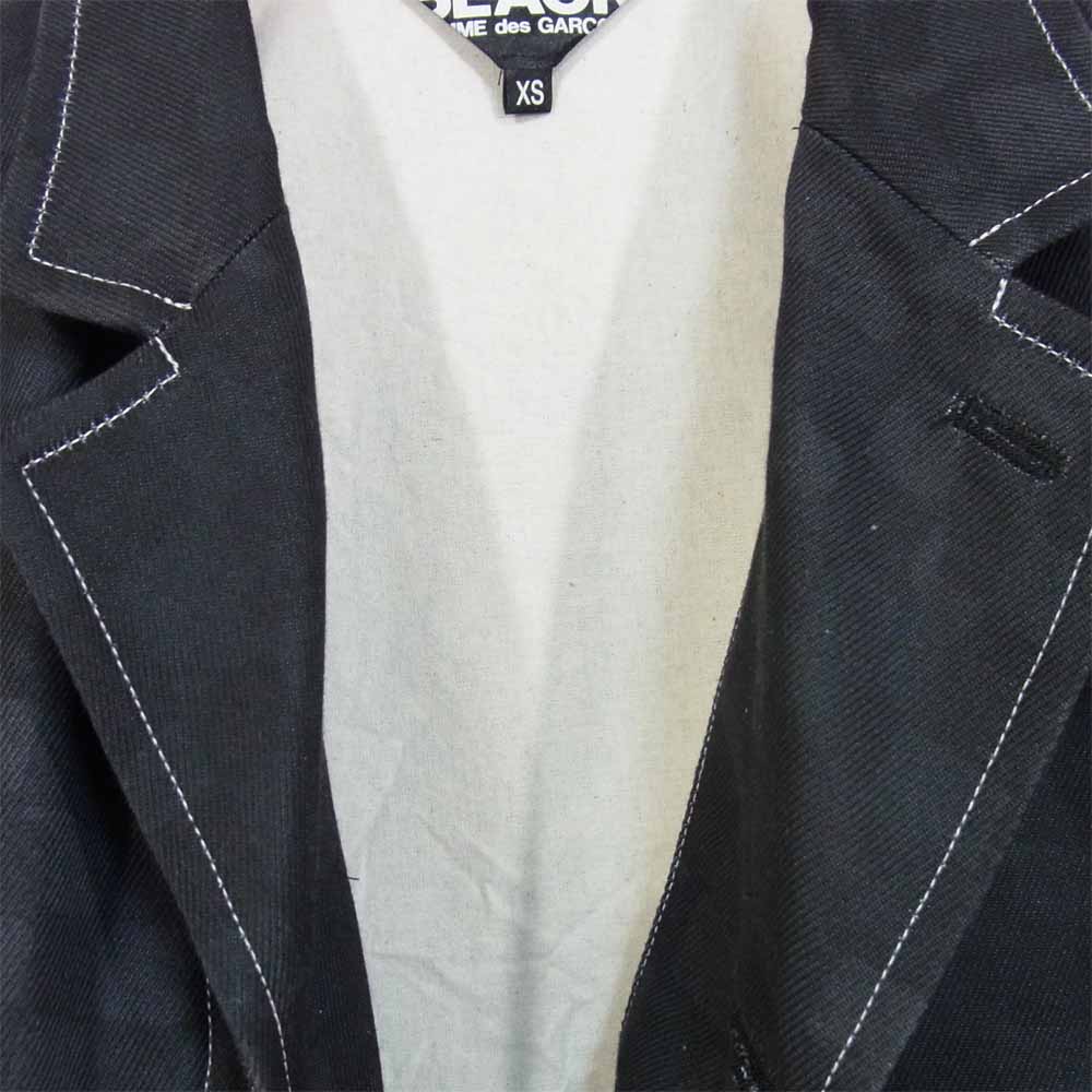 BLACK COMME des GARCONS ブラックコムデギャルソン 1B-J014 ドット テーラード ジャケット ブラック系 XS【新古品】【未使用】【中古】