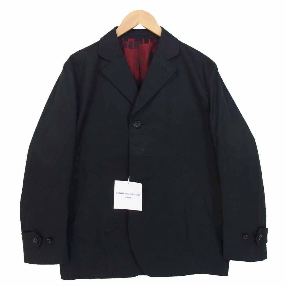 COMME des GARCONS HOMME コムデギャルソンオム HF-J010 20AD 綿 ツイル ジャケット ブラック系 S【新古品】【未使用】【中古】