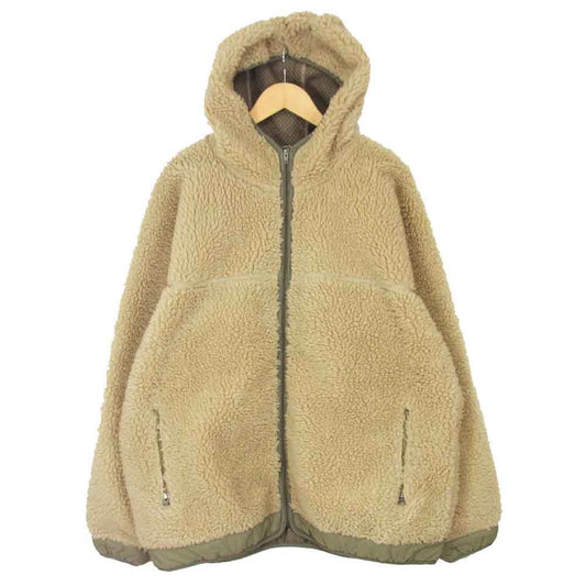 patagonia パタゴニア 04年製 20930 茶刺繍 RETRO RHYTHIM HOODY レトロ リズム フーディー KHAKI ベージュ系 XL【中古】
