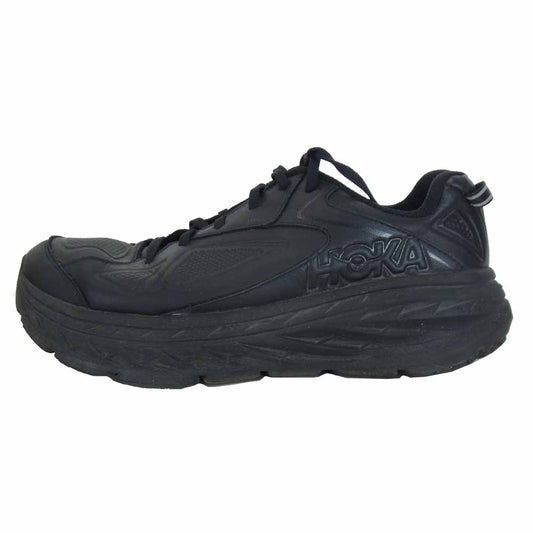 HOKA ONE ONE ホカ オネオネ 1019496 M BONDI LTR WIDE ボンダイ レーザー スニーカー ブラック系 26.5cm【中古】