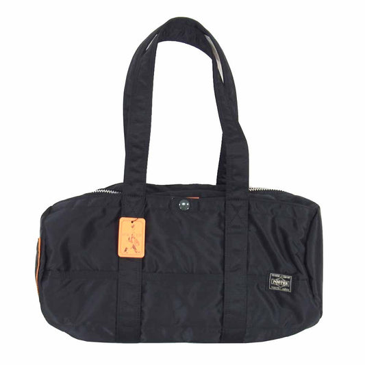 PORTER ポーター 622-66987 TANKER タンカー ボストン バッグ ブラック系【新古品】【未使用】【中古】