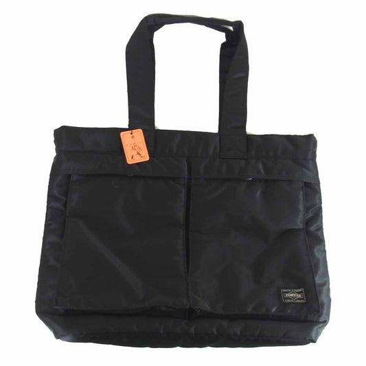 PORTER ポーター 622-66994 TANKER TOTE BAG タンカー トート バッグ ブラック系【新古品】【未使用】【中古】