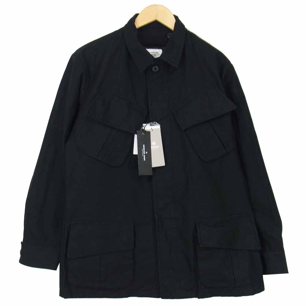 VISION アニキ スペシャル ダウンベストライナー付き ファティーグ ミリタリー ジャケット ブラック系 M【新古品】【未使用】【中古】