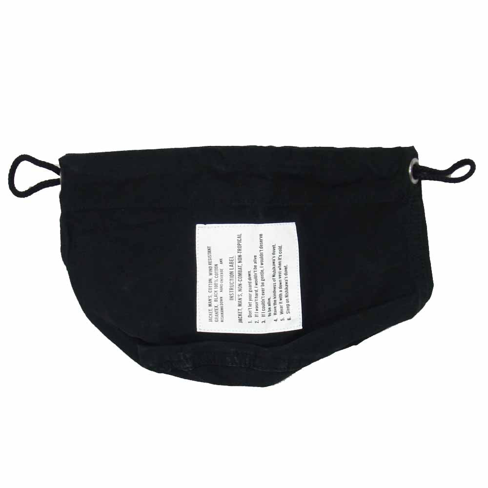 VISION アニキ スペシャル ダウンベストライナー付き ファティーグ ミリタリー ジャケット ブラック系 M【新古品】【未使用】【中古】