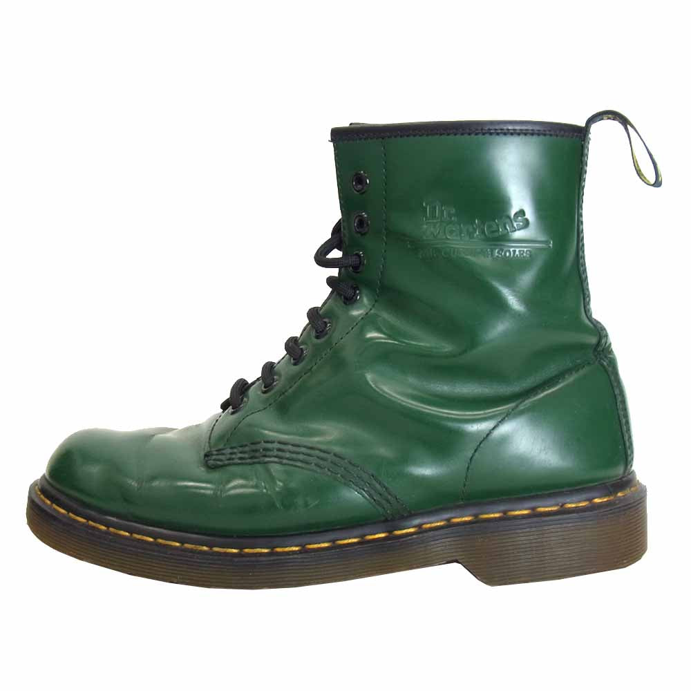 Dr.Martens ドクターマーチン 8ホール ブーツ グリーン系【中古】