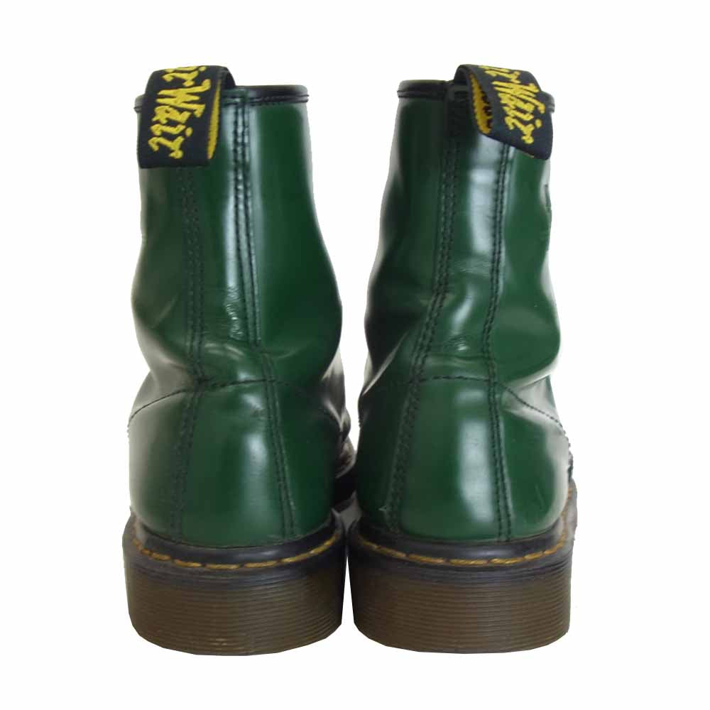 Dr.Martens グリーン 8ホール ブーツ 26cm Dr.Martens ドクターマーチン 8ホール ブーツ グリーン系【中古
