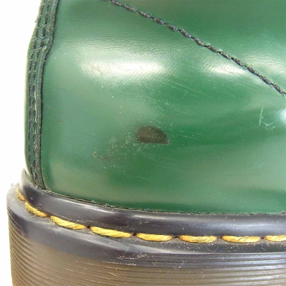 Dr.Martens ドクターマーチン 8ホール ブーツ グリーン系【中古】