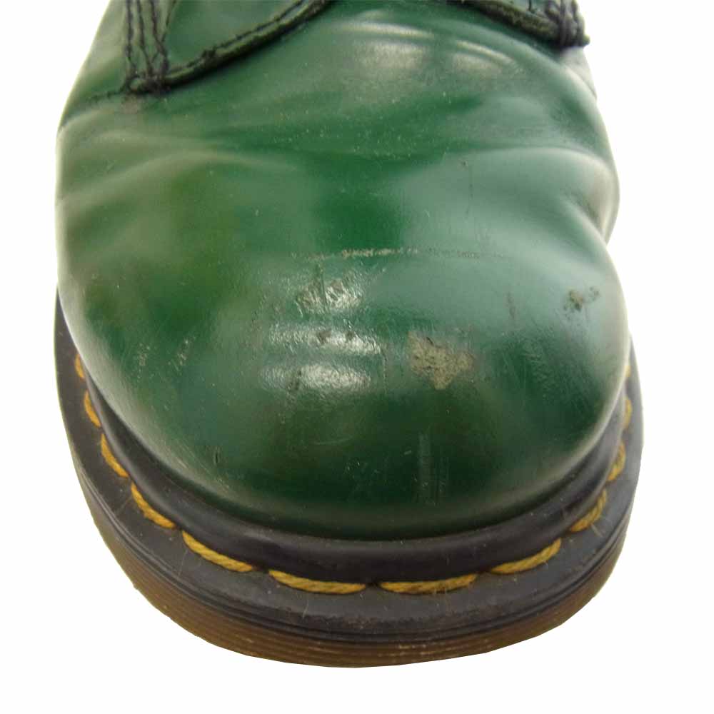 Dr.Martens ドクターマーチン 8ホール ブーツ グリーン系【中古】