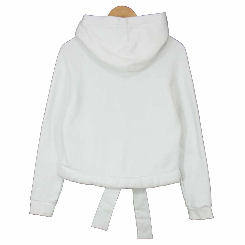 ACNE STUDIOS アクネストゥディオズ Vania フーデッド リボン パーカー ホワイト系 XS【美品】【中古】