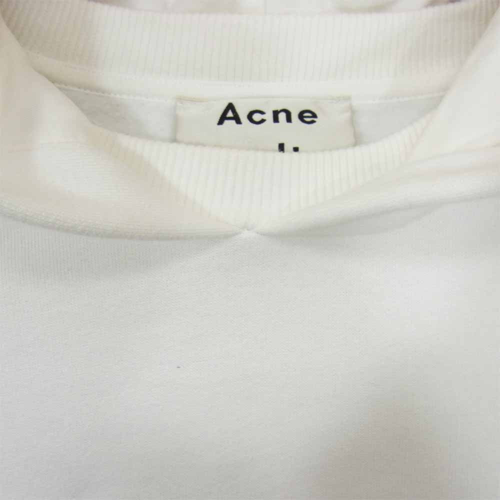 ACNE STUDIOS アクネストゥディオズ Vania フーデッド リボン パーカー ホワイト系 XS【美品】【中古】