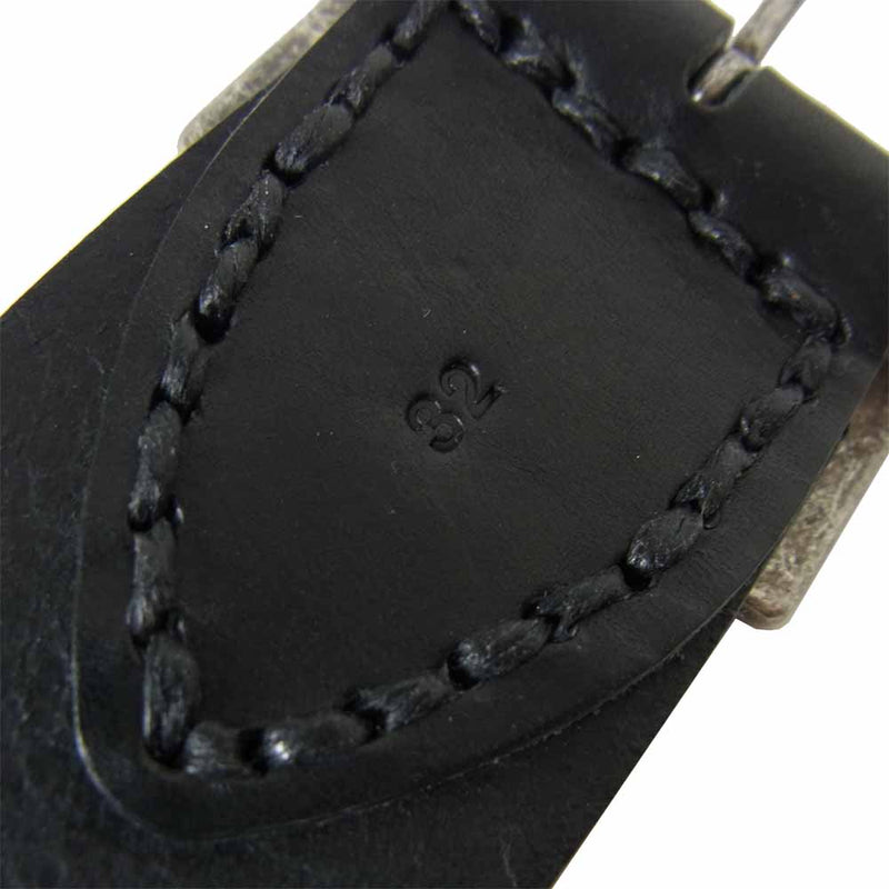 VISVIM ビズビム 12SS 0121103003020 YOGI BELT 40MM サイズ32 ブラック系 32【極上美品】【中古】