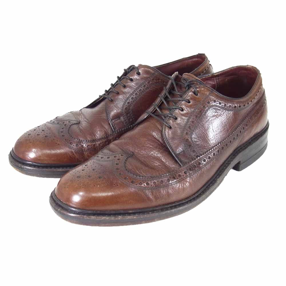 フリーマン ウィングチップ レザー シューズ ブラウン系 7 1/2E【中古】