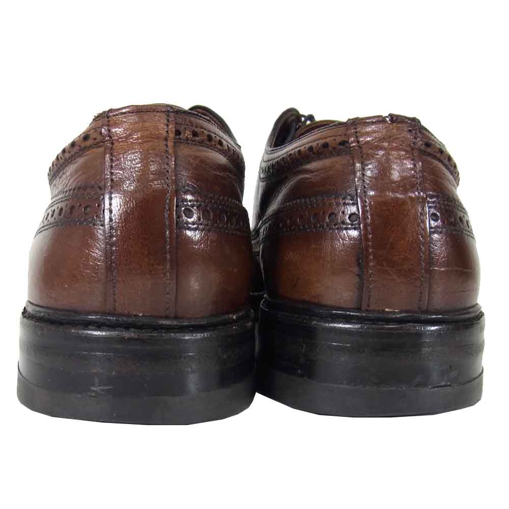 フリーマン ウィングチップ レザー シューズ ブラウン系 7 1/2E【中古】