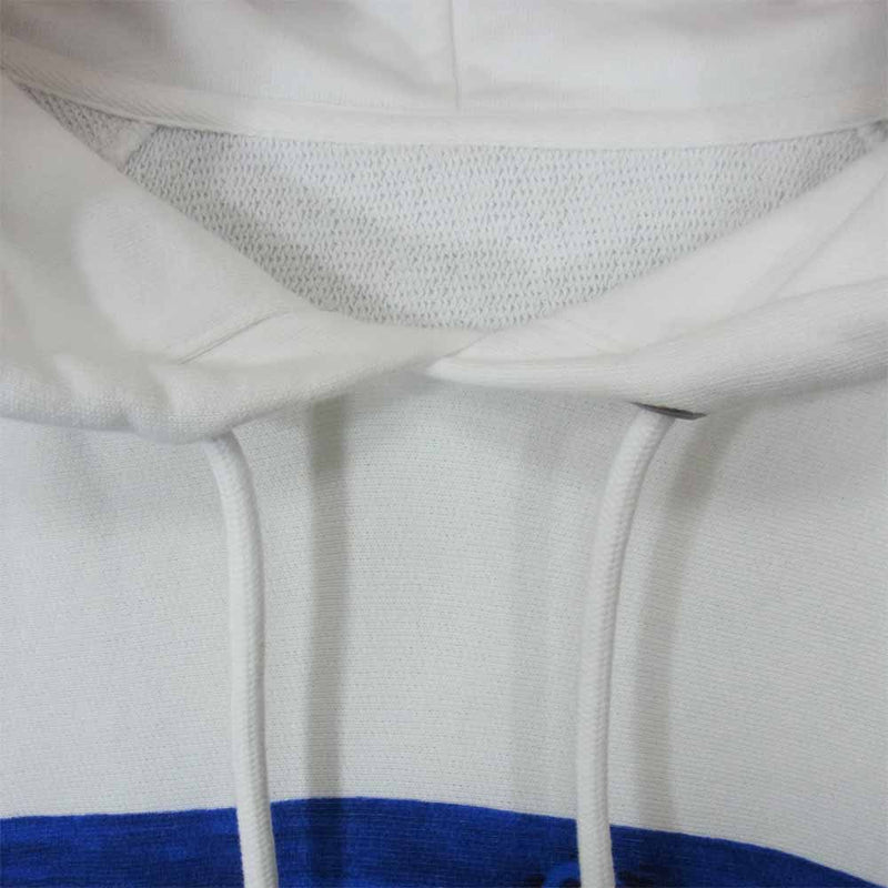 ヘロンプレストン HOODIE HERONS フーディー 鳥 サギ プリント パーカー ホワイト系 L【中古】