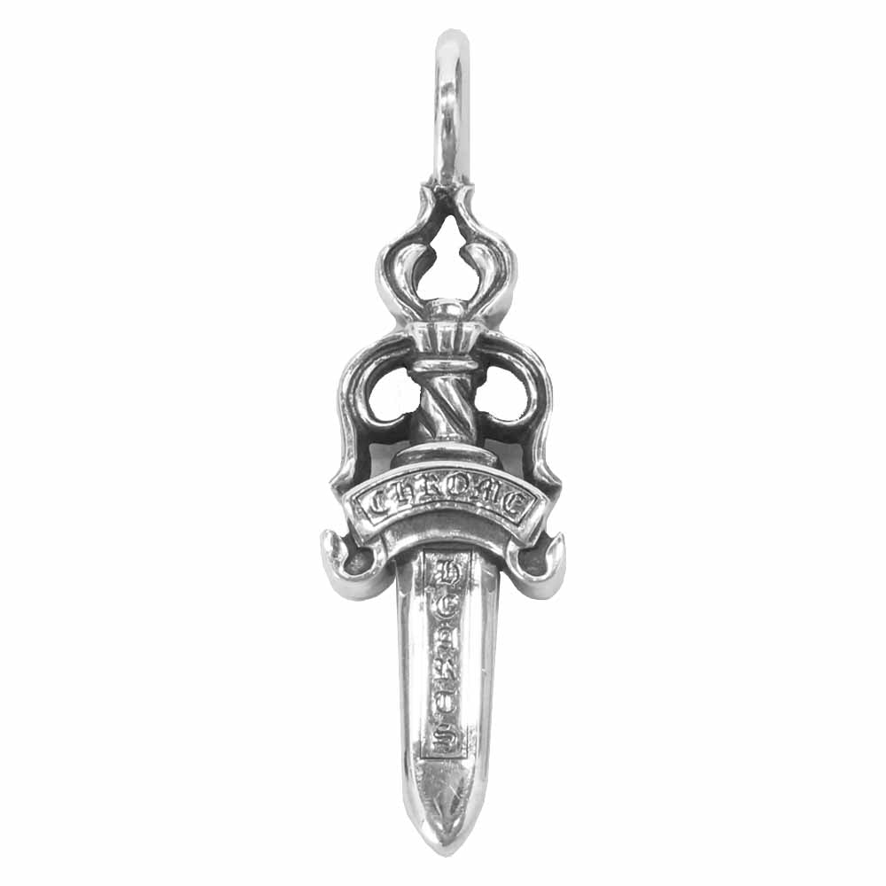 CHROME HEARTS クロムハーツ（原本無） ダブルダガー ペンダントトップ シルバー系【中古】
