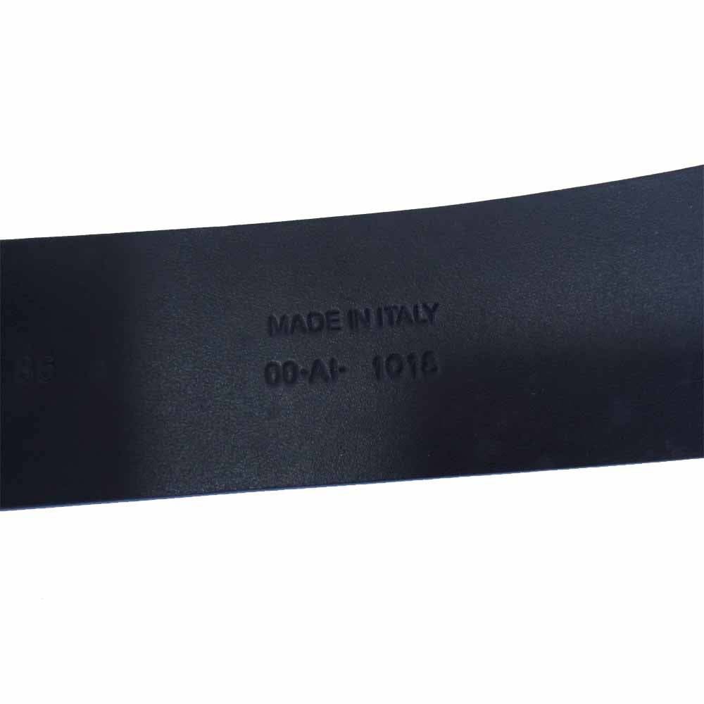 DIOR HOMME ディオールオム PVC カラー ベルト ブルー系 85【中古】