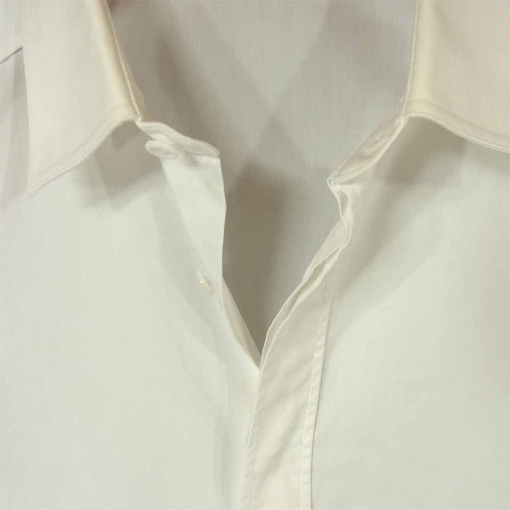 DIOR HOMME ディオールオム 7E3150450100 国内正規品 マルチポケット 比翼 長袖 シャツ イタリア製 ホワイト系【中古】