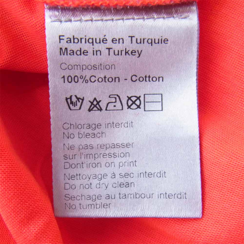 DIOR HOMME ディオールオム 04SS 4EH7050138 国内正規品 エディ期 DANCE NOW プリント 半袖 Tシャツ  レッド系 L【中古】