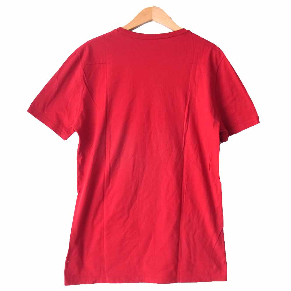 DIOR HOMME ディオールオム 07AW 7H3362780010 国内正規品 BEE 刺繍 半袖 Tシャツ  レッド系 M【中古】