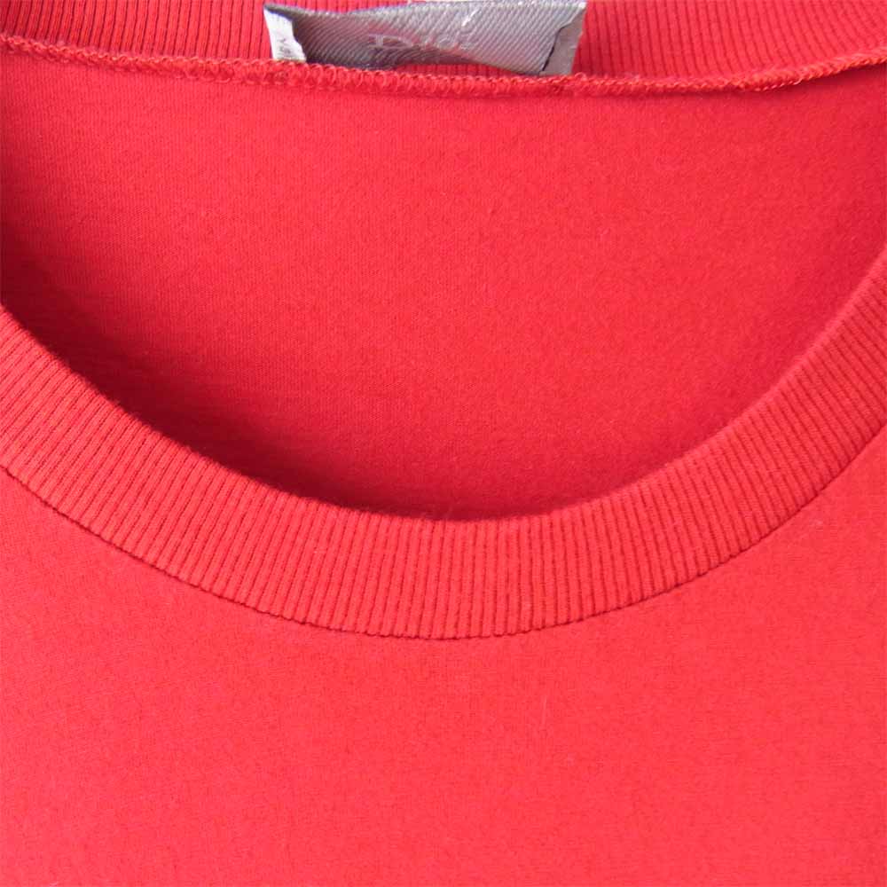 正規 Dior Homme ディオールオム パイピング シャツ 黒赤