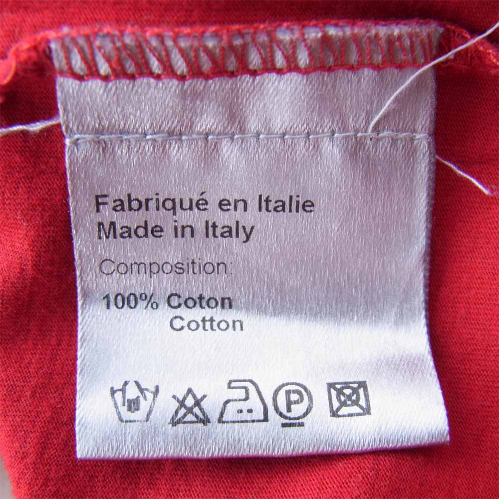 DIOR HOMME ディオールオム 07AW 7H3362780010 国内正規品 BEE 刺繍 半袖 Tシャツ  レッド系 M【中古】