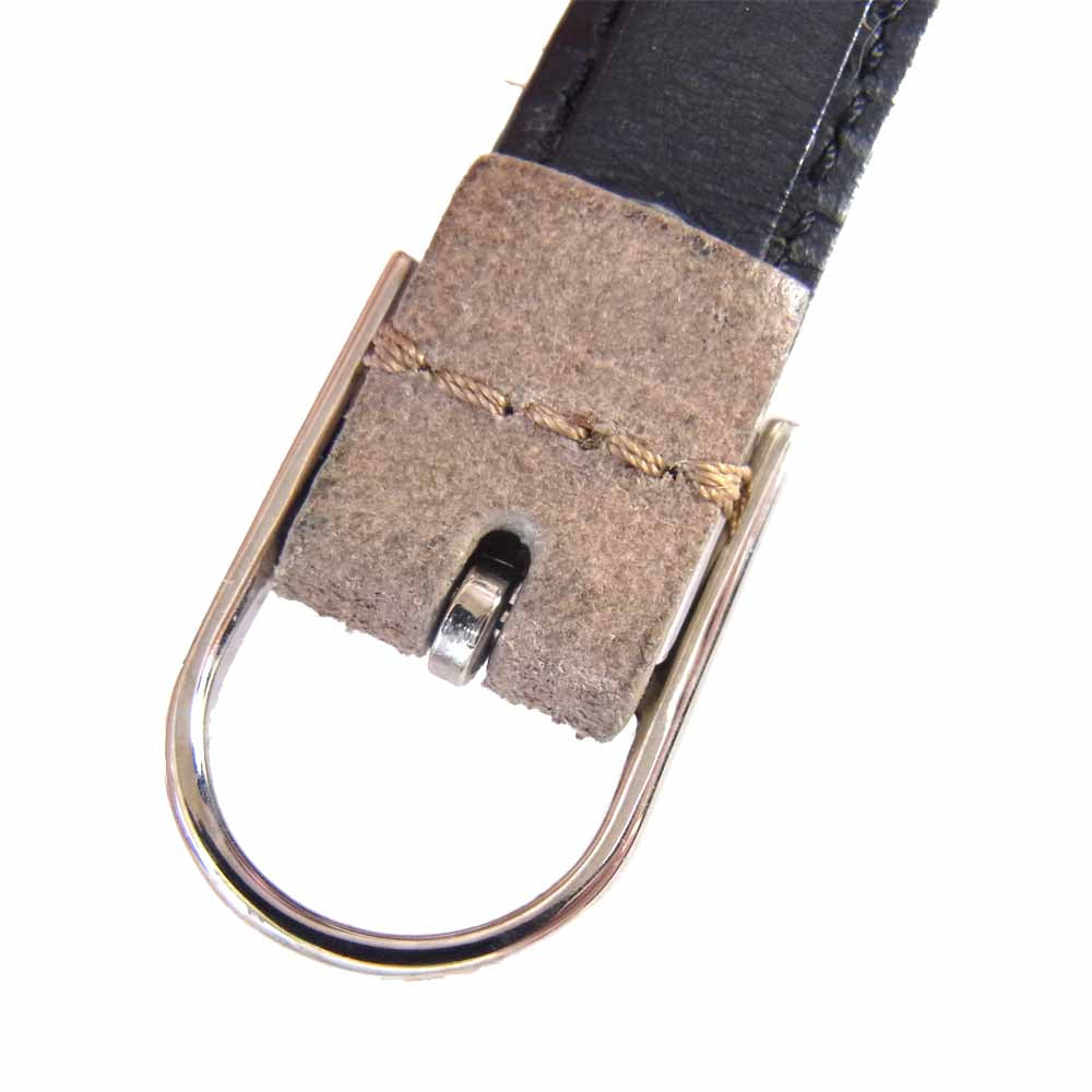 DIOR HOMME ディオールオム スエード レザー ナローベルト ベージュ系 90【中古】