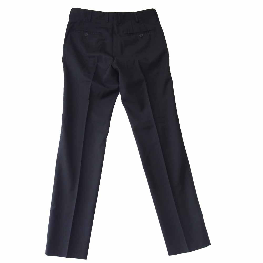 PRADA プラダ センタープレス スラックス ブラック系 48【中古】