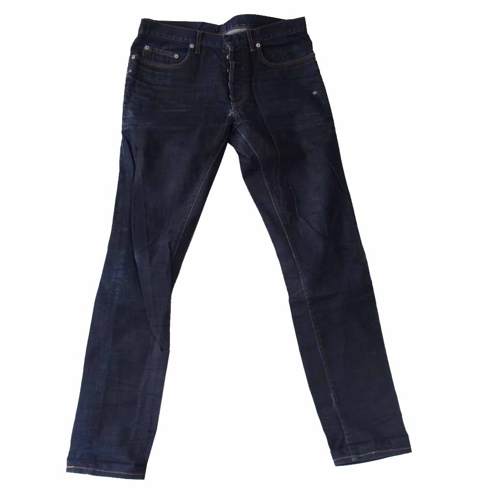 DIOR HOMME ディオールオム ボタンフライ インディゴ デニムパンツ インディゴブルー系 32【中古】