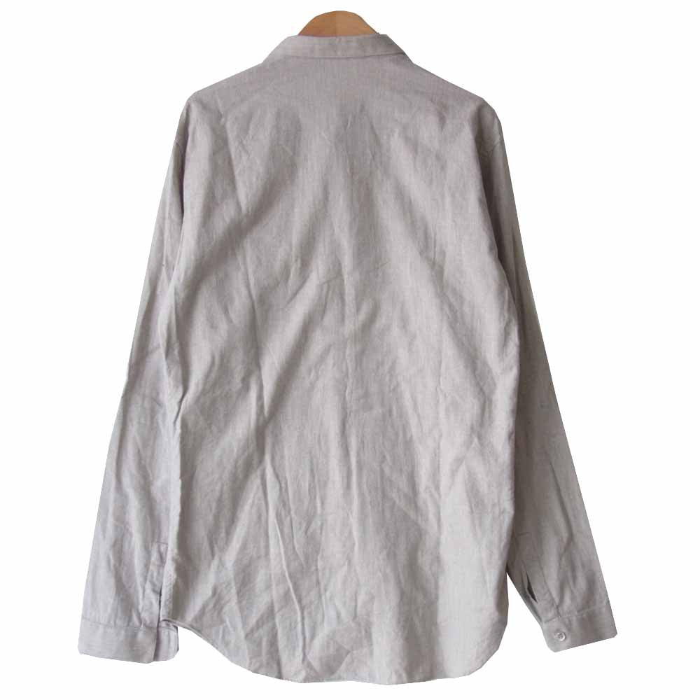 DIOR HOMME ディオールオム 0H3153961497 スモールカラー 比翼 シャツ ベージュ系 39【中古】