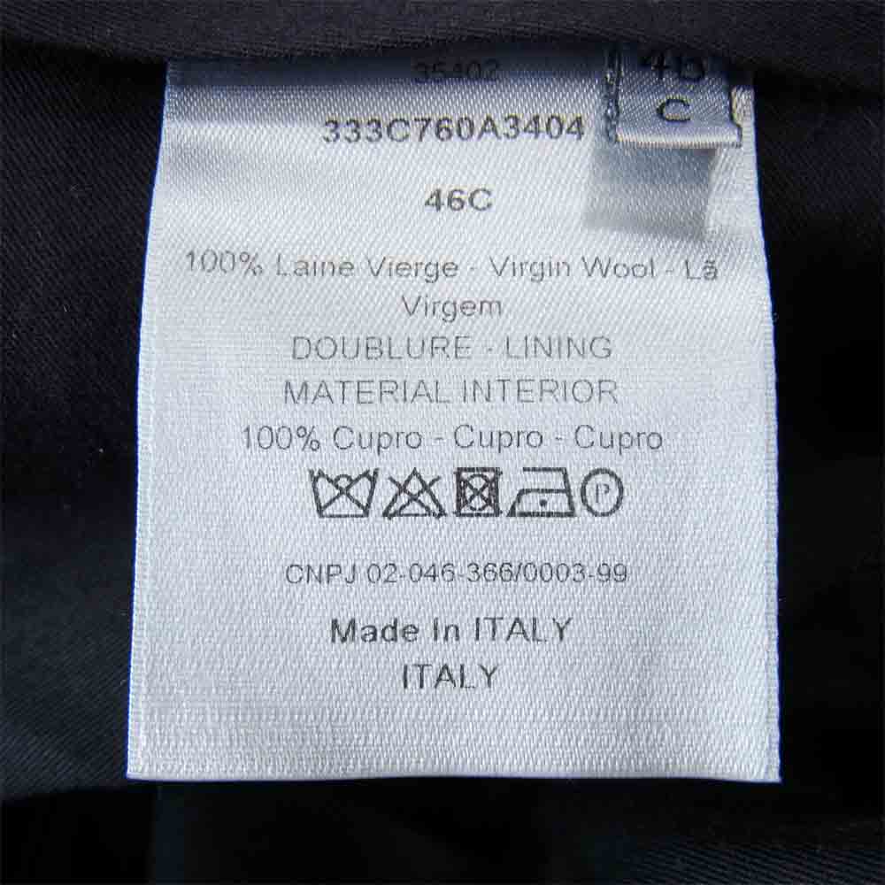 DIOR HOMME ディオールオム 333C760A3404 チェック スラックス パンツ グレー系 46C【中古】