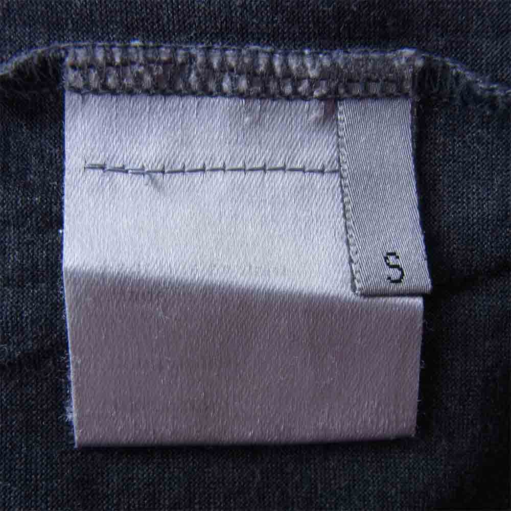 DIOR HOMME ディオールオム 04SS 4EH7050138 エディ期 BEE 刺繍 ショルダー レザーパッチ 長袖カットソー グレー系 S【中古】