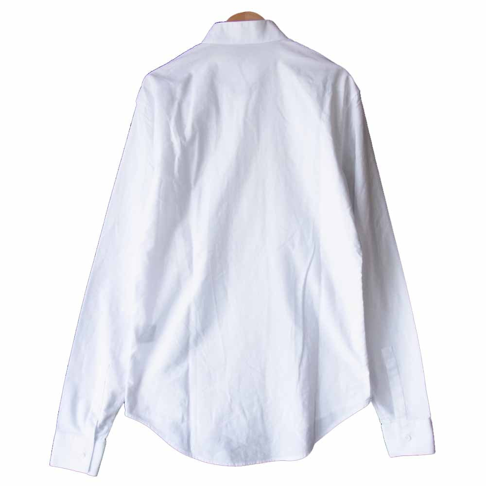 DIOR HOMME ディオールオム 05AW 5HH1051213 エディ期 ピンタック スタンドカラー ドレス シャツ ホワイト系 38【中古】